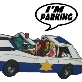 🚕 I'M PARKING Đỗ xe, Ô tô, Xe, Hoạt hình, Lái xe telegram sticker