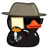 Black Duck :: @stickers_chaos telegram stickers