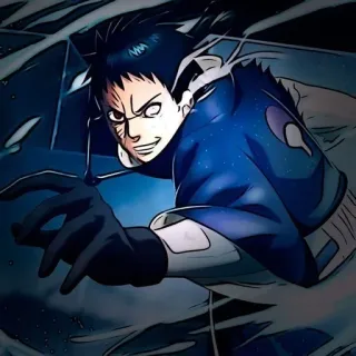⛰️ Obito Uchiha Naruto anime, manga, naruto, obito, uchiha, sharingan telegram sticker