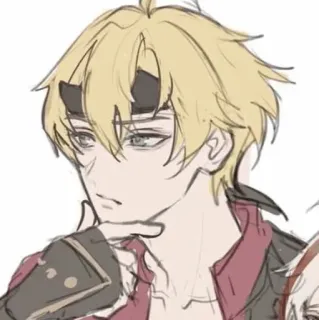 🍡 Thoma Genshin Impact Anime, Gra wideo, Postać, Genshin Impact, Thoma telegram sticker