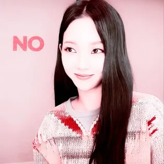 🔮 NO 女性, ポートレート, 顔, ファッション, 女の子 whatsapp sticker