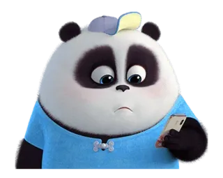 🥺 panda, lindo, dibujos animados, animal whatsapp sticker