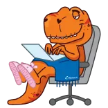 Dino @Noveo telegram stickers