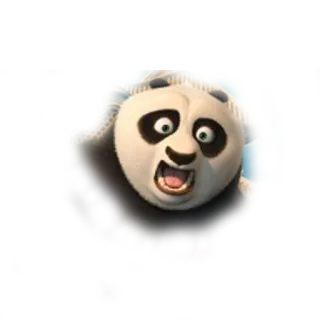 😱 Po Kung Fu Panda panda, kung fu, artes marciales, animado, personaje de película whatsapp sticker