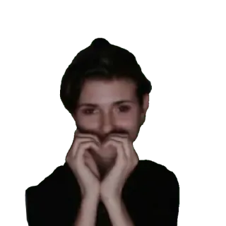 ❣️ coração, amor, mãos, gesto, pessoa telegram sticker