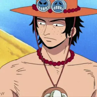 🔥 Portgas D. Ace One Piece Anime, Cartone animato, Pirata, Ace, One Piece, Personaggio telegram sticker