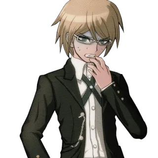 😥 Byakuya Togami Danganronpa Anime, Manga, Personaje, Interruptores whatsapp sticker