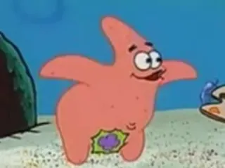 🤤 Patrick Star SpongeBob SquarePants мультфильм, Спанч Боб, Патрик Стар, смешной, анимация whatsapp sticker