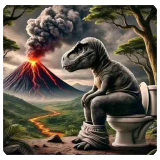 🔥 Tyrannosaurus Rex telegram sticker