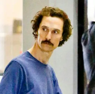 😡 Matthew McConaughey actor, man, portrait, film, celebrity telegram sticker