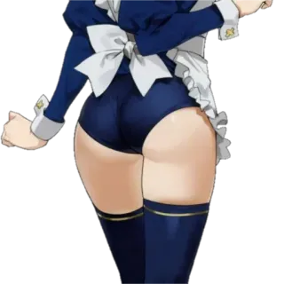 👙 anime, butt, maid, service, drawing, figure, sexy whatsapp sticker