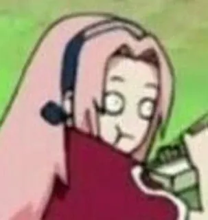 ‼️ Sakura Haruno Naruto sakura, haruno, naruto, anime, manga, drôle de tête telegram sticker