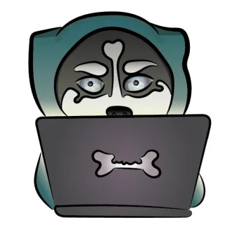 Хаскеныш Сима telegram stickers