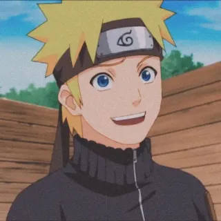 🍜 Naruto Uzumaki Naruto Anime, Manga, Naruto, Personnage, Souriant whatsapp sticker
