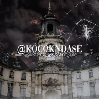 ⛓ @KOCOKNDASE kocokndase edificio, arquitectura, torre, gótico, oscuro, nubes telegram sticker