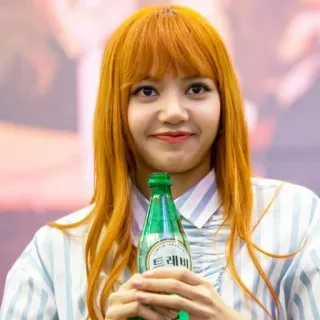 🌒 트레비 persona, mujer, botella, bebida, coreano telegram sticker