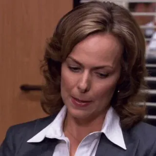 🗞 Jan Levinson The Office fernsehen, sitcom, büro, hausmeister, manager telegram sticker
