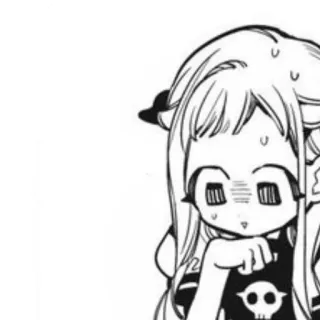🥬 Anime, Manga, Fille, Dessin animé, Mignon, Personnage, Illustration telegram sticker