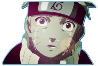 😧 Naruto 애니, 만화, 슬픈, 우는, 감정적인, 나루토 telegram sticker