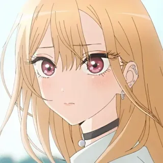 🥟 Marin Kitagawa My Dress-Up Darling anime, girl, cute, blonde, marin, kitagawa, dress-up telegram sticker