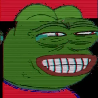 😂 Pepe the Frog Мем, Пепе, Лягушка, Интернет мем, Мультфильм whatsapp sticker