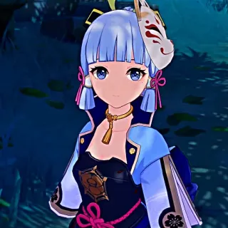 ❄️ Kamisato Ayaka Genshin Impact Anime, Video game, Genshin Impact, Kamisato Ayaka, Karakter telegram sticker