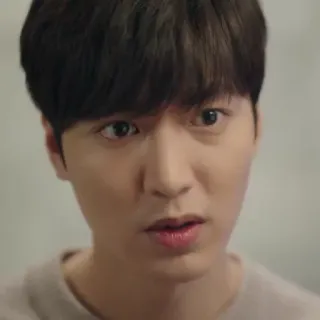 😳 Lee Min-ho attore, coreano, celebrità, espressione, ritratto, uomo, persona telegram sticker
