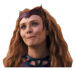 ☺️ Scarlet Witch marvel, wandavision, bruja, superhéroe, magia telegram sticker