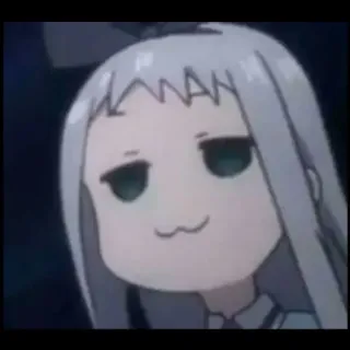 😗 Anime, Dibujos animados, Lindo, Personaje, Meme telegram sticker