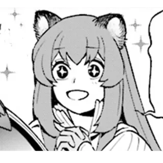 😍 Raphtalia The Rising of the Shield Hero anime, manga, cute, girl, tanuki, rising of the shield hero, raphtalia telegram sticker