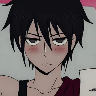 😳 anime, nhân vật, chân dung telegram sticker