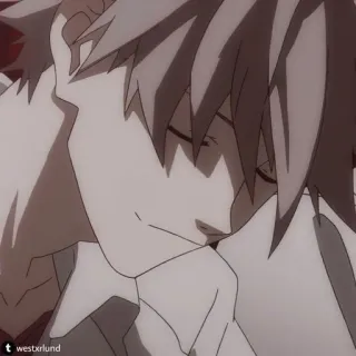 🌟 Kaworu Nagisa Neon Genesis Evangelion Anime, Evangelion, Kaworu, Nagisa telegram sticker