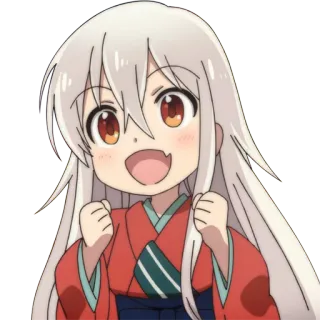 😲 anime, manga, cute, character, girl, happy telegram sticker