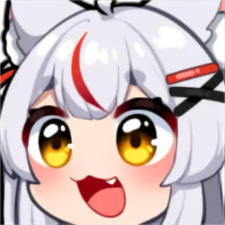 😲 Anime, Niedlich, Kawaii, Manga, Cartoon, Sticker telegram sticker
