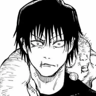 ☄ Anime, Mangá, Personagem, cabelo preto, retrato telegram sticker