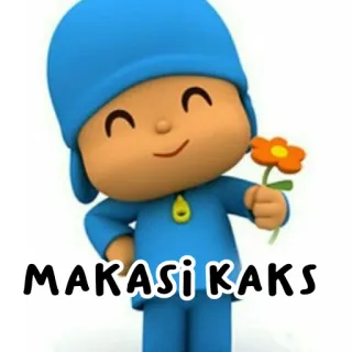 👀 Pocoyo MAKASİ KAKS cartoon, Pocoyo, offensive slang, Turkish slang, slang, animation telegram sticker