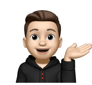 💁‍♂ emoji, avatar, male, 3D telegram sticker