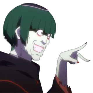 ✌ Petelgeuse Romanee-Conti Re:Zero Anime, Cattivo, Malvagio, Pazzo, Spaventoso, Personaggio telegram sticker