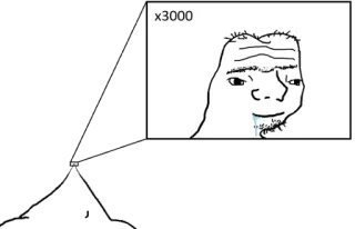 😦 x3000 meme, wojak, brainlet, 3000, NPC telegram sticker