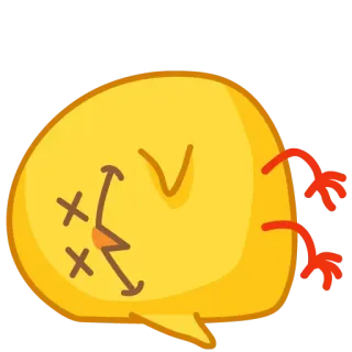 😲 tot, Chat, gelb, traurig, Fehler, unglücklich whatsapp sticker