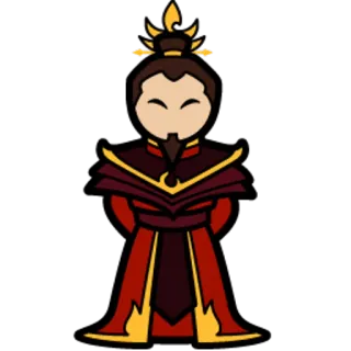 👑 Zuko Avatar: The Last Airbender kartun, avatar, Zuko, Penguasa Api telegram sticker