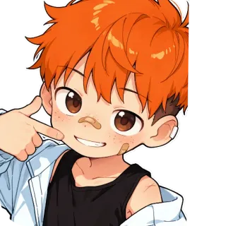 👉 Hinata Shoyo Haikyuu telegram sticker