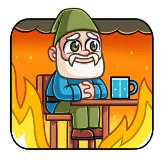 👍 Desenho animado, Fogo, Bebendo, Café telegram sticker