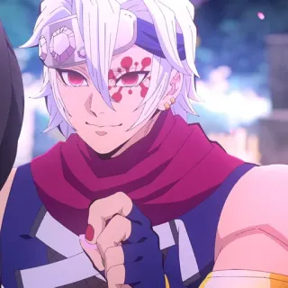 🙂 Tengen Uzui Demon Slayer อนิเมะ, ตัวละคร, ดาบพิฆาตอสูร, อุซุย เท็นเก็น, เสาหลัก, เสาหลักเสียง telegram sticker
