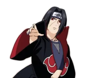 👇 Itachi Uchiha Naruto 动漫, 漫画, 鼬, 宇智波, 鸣人, 忍者 telegram sticker