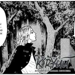 🗝 BAZA MANGA BAHASA INDONESIA manga, anime, trees, person, text telegram sticker