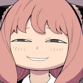 😈 Anya Forger Spy × Family Anime, Mädchen, Charakter, Spy x Family, Anya, Forger telegram sticker
