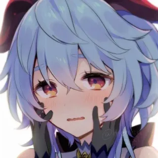 😳 Ganyu Genshin Impact anime, genshin impact, ganyu, video game, anime girl, cute, character telegram sticker