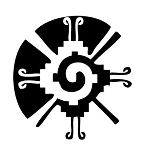 🍥 spiral, symbol, abstract, black, white, design, shape telegram sticker