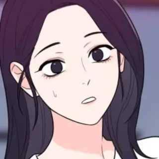 🔖 mujer, dibujos animados, anime, chica, expresión whatsapp sticker
